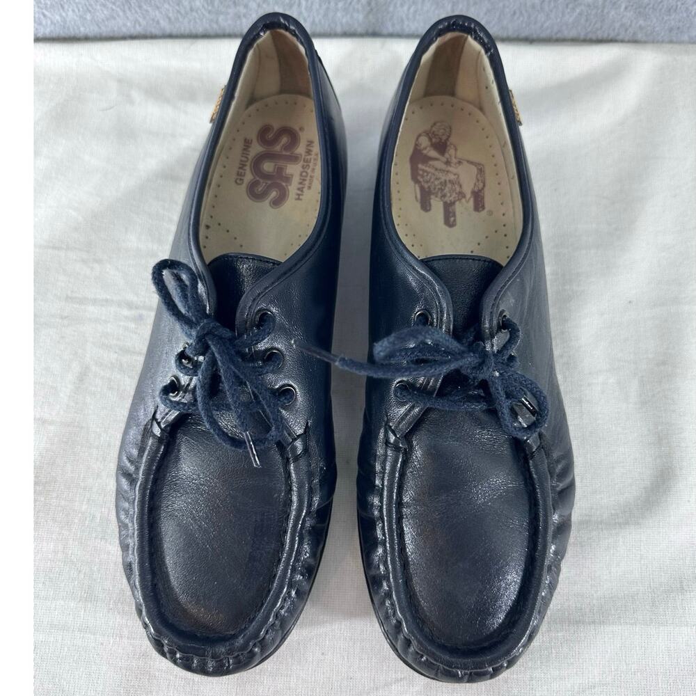 SAS Women’s sz 9.5 N Siesta Laceup Loafer Hand Sewn Comfort Shoe